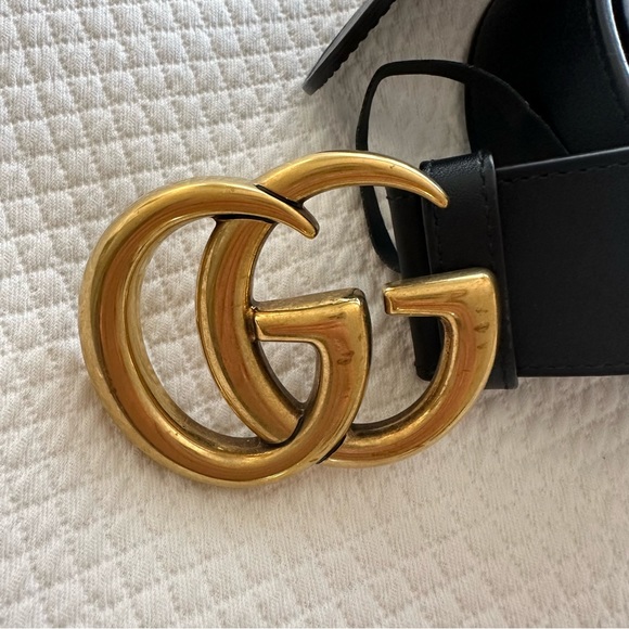 Gucci wide leather belt size 80/32 - Picture 3 of 14